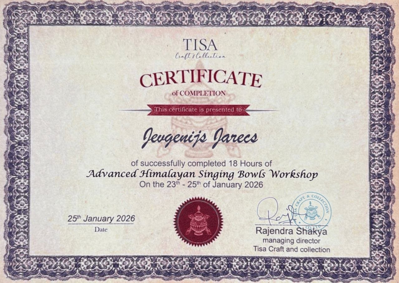 Training certificate (2026)